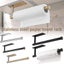 Kitchen Roll Holder Self Adhesive/punching Bathroom Paper Towel Holder Under Cab Carousel 2