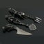 Halloween Gift Skeletal Cutlery Sets Metal Tableware Holiday Party Desktop Decor Carousel 1