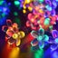 Solar Light Chain Outside Flowers, 7m 50 Leds Light Chain Solar Outside Waterpro Carousel 5