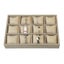 Jewelry Storage Box Jewelry Display Tray Necklace Pendant Organizer Ring Earring Carousel 1
