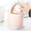 Mini Paper Basket Rolling Type Desktop Cover Waste Bins Trash Can Bucket Kitchen Carousel 4