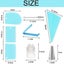 Piping Nozzle Set 20 Pieces Silicone Piping Bag Set Stainless Steel Piping Carousel 2