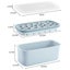 Ice Cube Tray,ice Bin For Freezer With Lid,double Layer Carousel 2