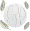 Silicone Fondant Feather Mould Baking Cake Mould Fondant Tools Chocolate Mold Carousel 1