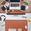 Leather Mouse Mat, Pu Mouse Pad For Office And Home 60x30cm (brown 1pc) Carousel 2