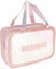 Portable Toiletry Cosmetic Bag, Lightweight For Travel Waterproof Transparent Ma Carousel 1