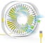 Ratel Usb Table Fan, 12.3cm Mini Desk Fan Use With 1.2 Meter Cable, Portable And Carousel 1