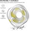 Ratel Usb Table Fan, 12.3cm Mini Desk Fan Use With 1.2 Meter Cable, Portable And Carousel 4