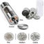 Pepper Mill, Manual Salt Mill, 2 In 1 Spice Mills, Adjustable Grain Size, Pepper Carousel 4
