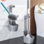 Silicone Toilet Brush And Holder Set, Toilet Bowl Cleaner Brush With Soap Dispen Carousel 5