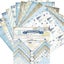 Oriental Riverkit 24 Pieces Heilwiy Patterned Paper, Scrapbooking Paper, Ice And Carousel 1