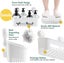 No Drilling Shower Holder Reusable Suction Cup Holder Easy Install For Bathroom Carousel 3
