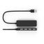S18 4 In 1 Usb 2.0 Data Hub With 4 Port Usb 2.0 For Tablet Laptop Black Carousel 1