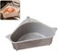 Sink Organiser, Triangular Sink Drain Shelf Drain Rack Storage Holder Grau Carousel 1