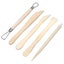 Pottery Sculpting Tools Set, 5pcs Wooden Clay Modelling Tools, Pottery Clay Scul Carousel 3