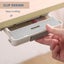 Under Desk Drawer Organizer Self-adhesive Under Table Drawer Pencil Storage Tray Carousel 3