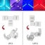 95pcs 5050 4 Pins Rgb Led Tape Connector Plug Power Splitter Cable Carousel 4