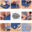 Starlight-100 Sets Eyelets 16mm Grommet Kit Eyelets Tools Metal Grommet Eyelet K Carousel 4