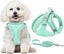 Step-in Faux Suede Dog Harness And Leash Set - Soft Breathable Faux Suede Fabric Carousel 1