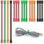 Twist Ties 16 Pack Silicone Cable Ties Multipurpose Reusable Rubber Cord Organiz Carousel 1