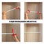 Tension Rods 5 Pack Cupboard Bars Tensions Rod Curtain Rod Extendable Carousel 4