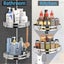 Stainless Steel Bathroom Rack Toilet Tripod Kitchen Corner Storage Rack Punch Fr Carousel 3