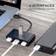 Usb Hub 3.0 4 Port 5gbs Super Speed Distributor With 1m Cable, Compatible With P Carousel 3
