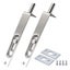 2 Pack 4 Inch Stainless Steel Security Door Guard Concealed Slide Bolt Latch Loc Carousel 1