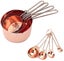 Baking Tool Rose Gold Stainless Steel Measuring Spoon 8-piece Set Diy Cake Bakin Carousel 1