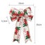 Imitation Linen Christmas Bow Plaid Webbing Stitching Linen Bow Merry Carousel 4