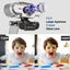 Webcam 1080p Full Hd Pc Skype Camera, Papalook Pa452 Web Cam With Microphone Carousel 3