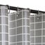 Gray Plaid Shower Curtain 180x200cm Carousel 2