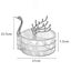 Swan Shape Jewelry Storage Box Transparent Visible Divided Storage For Dresser T Carousel 5