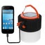Led Camping Lantern Rechargeable, Power Bank 2400mah, Solar Camping Lights- Remo Carousel 3