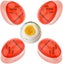 Egg Cooking Timer, 4 Pieces Of Color-changing Egg Timer Carousel 1