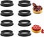 8pcs Tart Ring Mold,mini Tart Rings Mousse Cake Circle Cutter,28cm Carousel 1