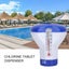 Pool Chemical Dispenser With Floating Thermometer Carousel 4
