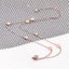 Rose Gold Women's Anklet, With Hearts And Stars, Double Chain For Women And Girl Carousel 3