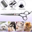 Dog Grooming Scissors Kit Pet Grooming Shears Hair Trimming Curved Thinning Comb Carousel 3