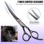 Dog Grooming Scissors Kit Pet Grooming Shears Hair Trimming Curved Thinning Comb Carousel 4