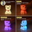 Kids Night Light, 7 Color Cute Dog Night Light For Bedroom, Puppy Night Lights Carousel 5