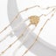 Sexy Pearl Thigh Chain Elastic Beaded Leg Chain Metal Tassel Multi-layer Leg Bod Carousel 1