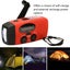Emergency Charger Flashlight Hand Generator Wind up Solar Dynamo FM/AM Radio Carousel 3