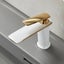Mixer Tap Hot and Cold Bathroom Toilet White Gold Black Chrome Faucet Deck Mount Carousel 3