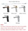 Mixer Tap Hot and Cold Bathroom Toilet White Gold Black Chrome Faucet Deck Mount Carousel 17