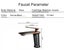 Mixer Tap Hot and Cold Bathroom Toilet White Gold Black Chrome Faucet Deck Mount Carousel 18