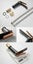 Mixer Tap Hot and Cold Bathroom Toilet White Gold Black Chrome Faucet Deck Mount Carousel 11