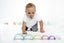 Dena Toys Pastel Rainbow 6pc Carousel 3