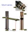 Mixer Taps Faucets Brass Hot and Cold Deck Mount Single Knurled Handle Bathroom Carousel 4