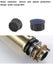 Mixer Taps Faucets Brass Hot and Cold Deck Mount Single Knurled Handle Bathroom Carousel 5